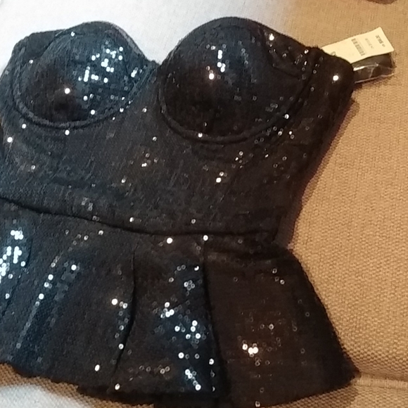 Sold Bebe Sequin Dress-Top. Like Now! - Picture 1 of 6